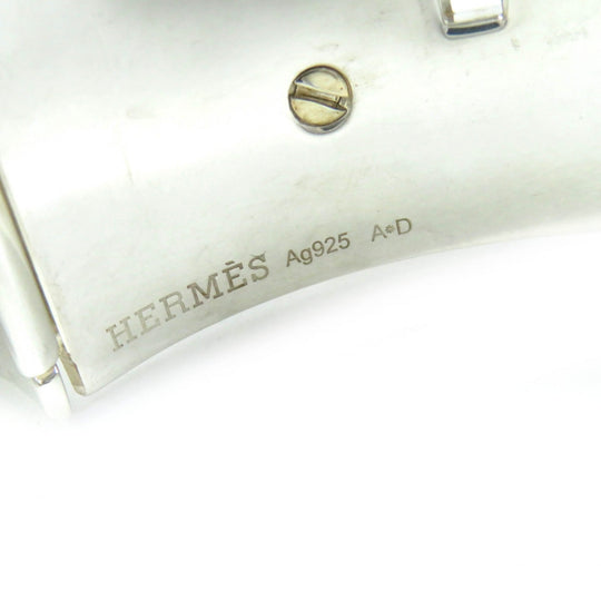 HERMES bracelet Main�FAG925 Silver Medor Collier de Sian LG Women Used Authentic