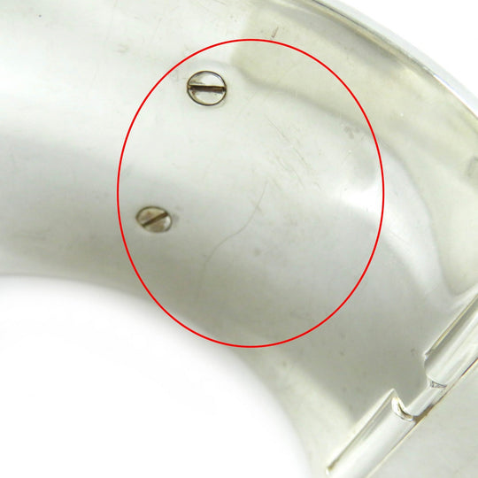 HERMES bracelet Main�FAG925 Silver Medor Collier de Sian LG Women Used Authentic