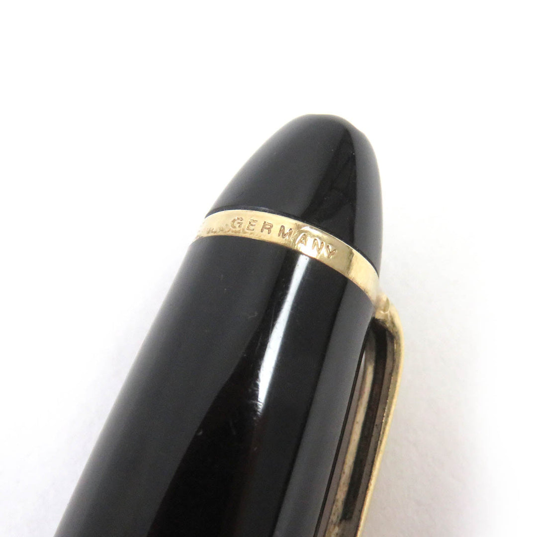 MONTBLANC fountain pen Main: Resin Nib: 14C Black gold mens Used Authentic