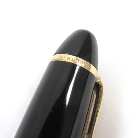 MONTBLANC fountain pen Main: Resin Nib: 14C Black gold mens Used Authentic