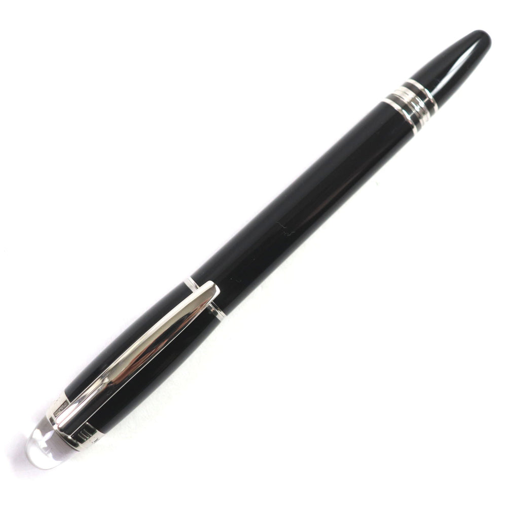 MONTBLANC Ballpoint pen Ruthenium plating, resin Black Silver Starwalker mens Used Authentic