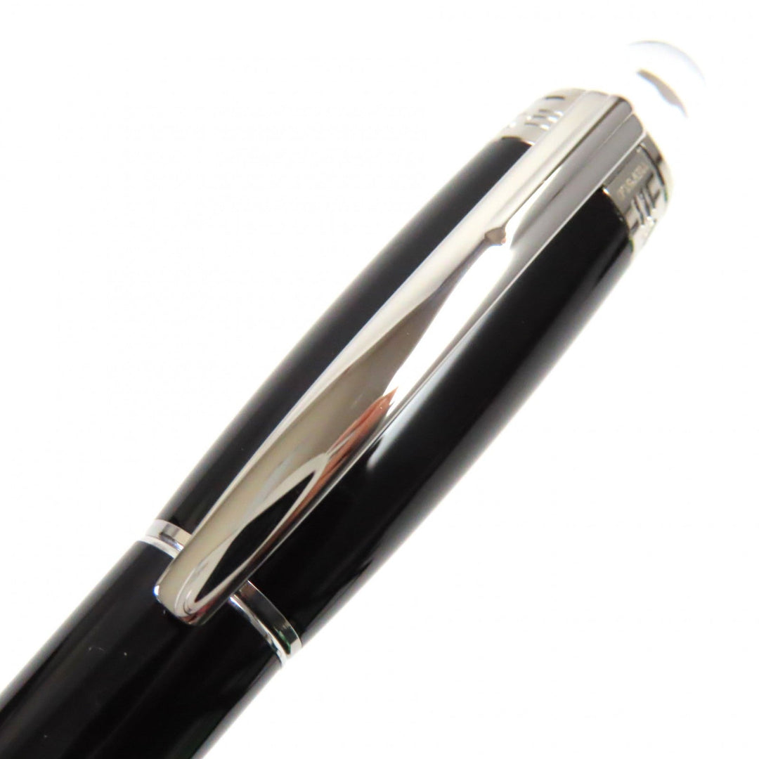 MONTBLANC Ballpoint pen Ruthenium plating, resin Black Silver Starwalker mens Used Authentic
