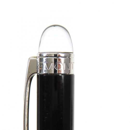 MONTBLANC Ballpoint pen Ruthenium plating, resin Black Silver Starwalker mens Used Authentic