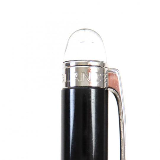 MONTBLANC Ballpoint pen Ruthenium plating, resin Black Silver Starwalker mens Used Authentic