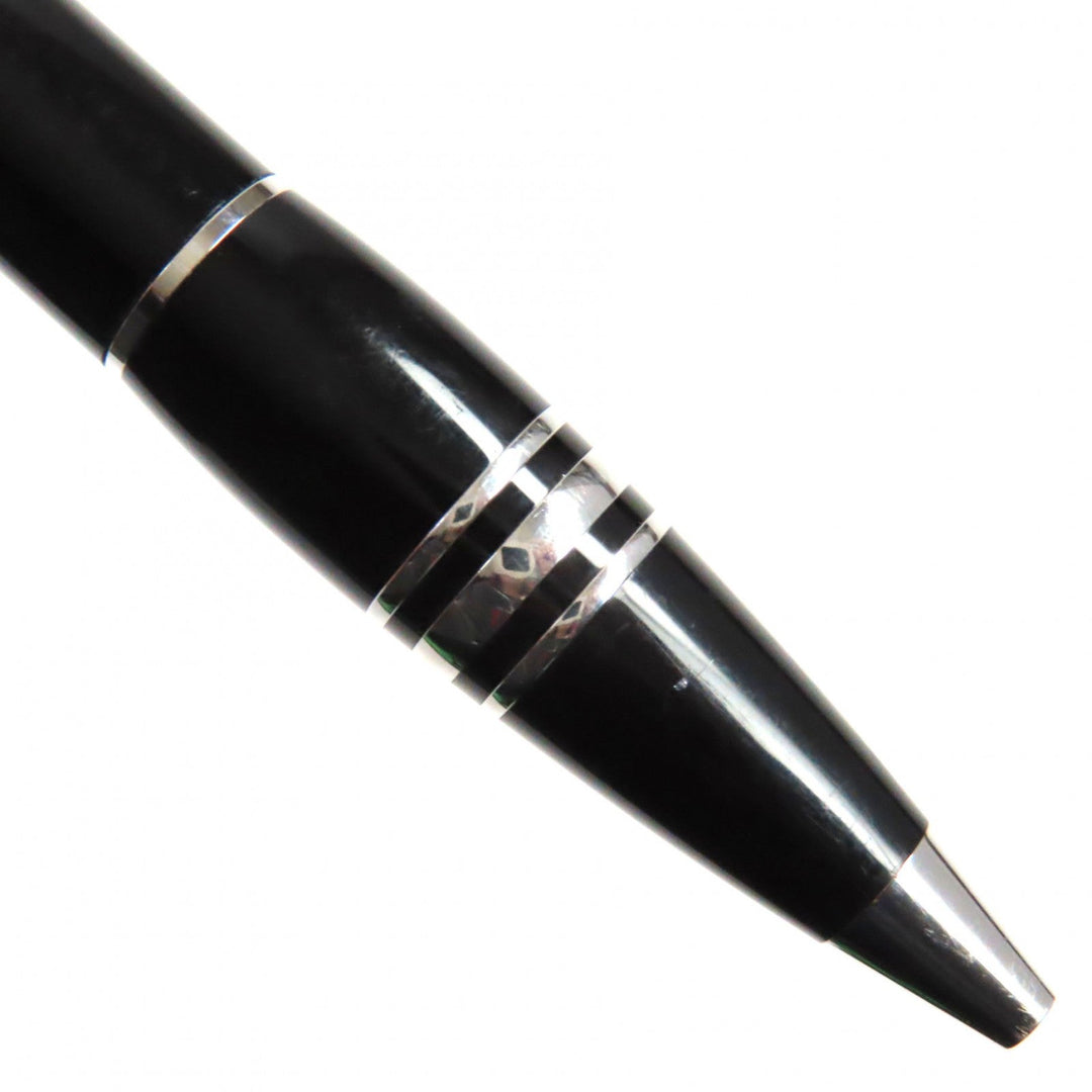 MONTBLANC Ballpoint pen Ruthenium plating, resin Black Silver Starwalker mens Used Authentic