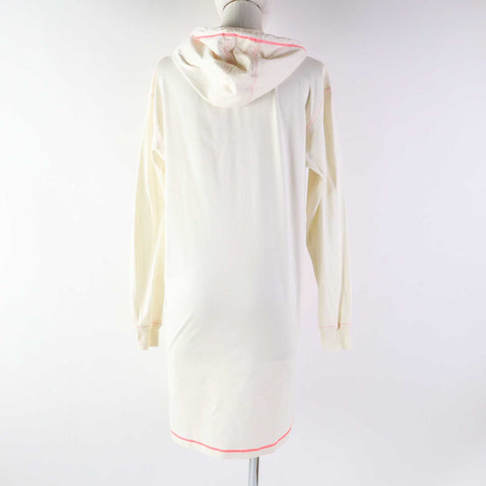 HERMES one piece 2H4507DH Lining: 100% cotton, excluding special coating / Cuffs Edge: 100% cotton Waist/Hem: 59% polyester, 41% acrylic Interior finish: 100% cotton Ivory Neon Orange JUNGLE LOVE Women 38 Used Authentic