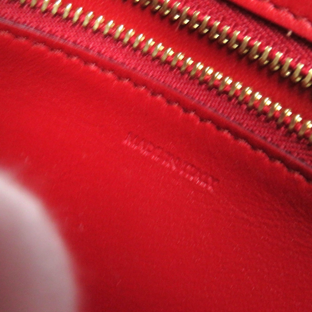 CELINE Shoulder Bag 189183DLS Main: Leather Red CLASSIC BOX Small Classic Box Small Women Used Authentic