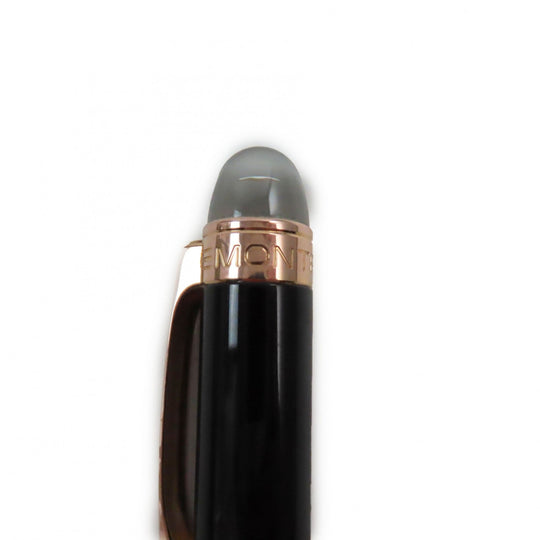 MONTBLANC Ballpoint pen Ruthenium plating, resin black Starwalker mens Used Authentic