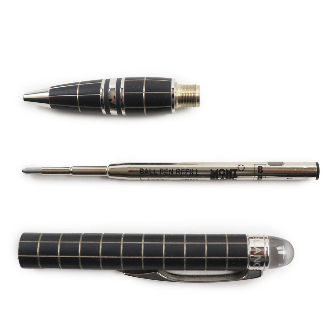 MONTBLANC Ballpoint pen Main: Metal rubber Black Silver Starwalker mens Used Authentic