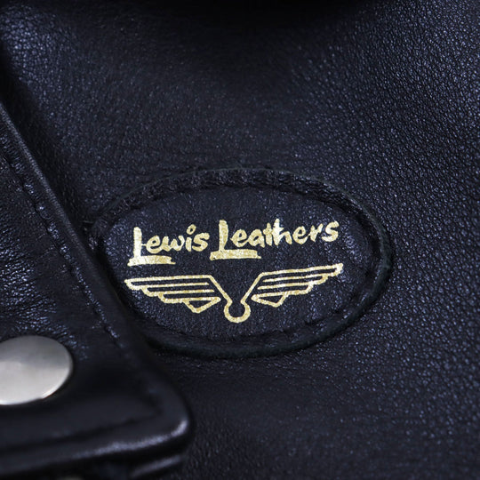 Lewis Leathers Riders jacket Outer: Leather, Lining: 100% Cotton black LIGHTNING mens 36 Used Authentic