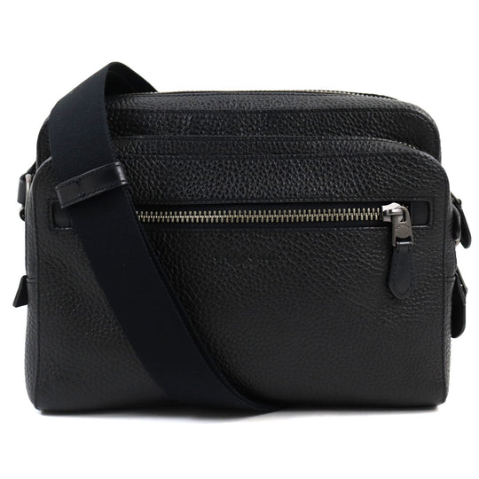 COACH Shoulder Bag 91484 Main: Leather black mens Used Authentic