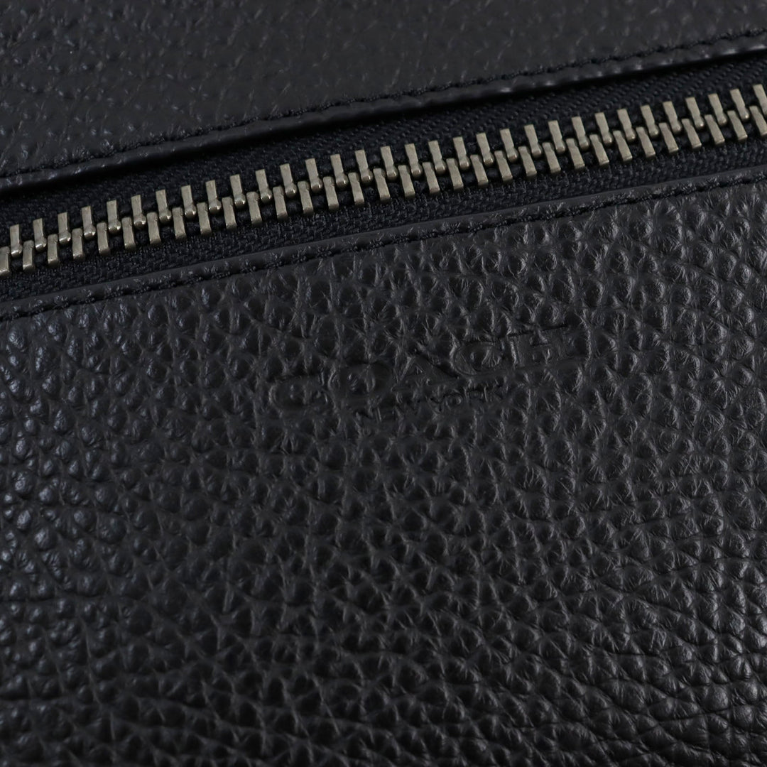 COACH Shoulder Bag 91484 Main: Leather black mens Used Authentic