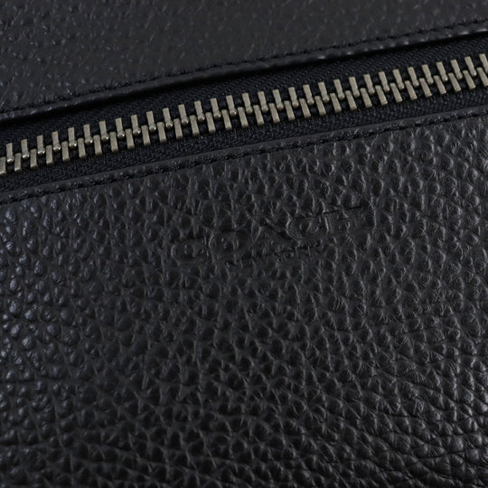 COACH Shoulder Bag 91484 Main: Leather black mens Used Authentic