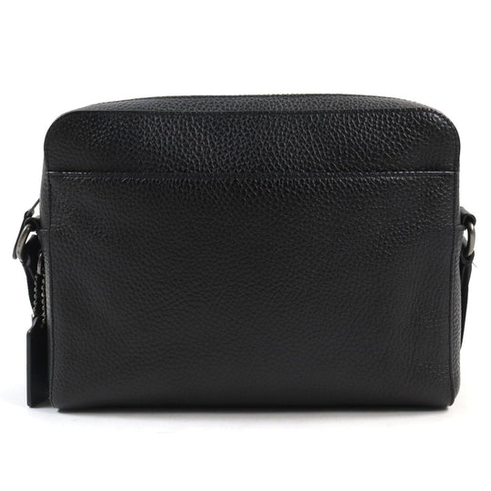 COACH Shoulder Bag 91484 Main: Leather black mens Used Authentic