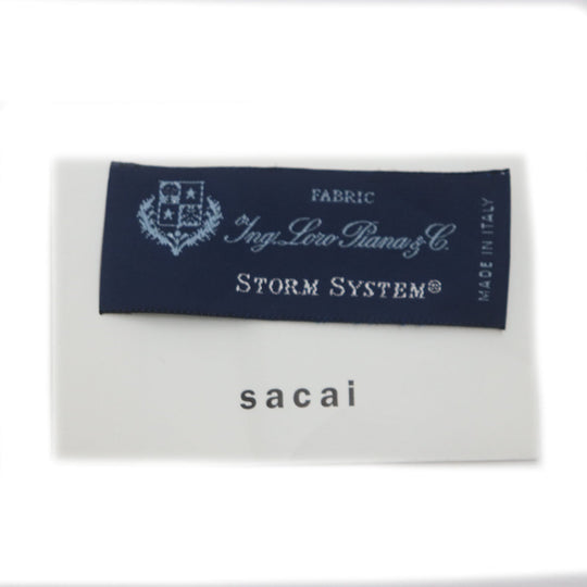 Sacai Pants 23-03034M Outer: 100% wool, Lining: 100% polyester, Lining: Cupra, Lining: Cotton Brown Suiting Pants mens 1 Used Authentic