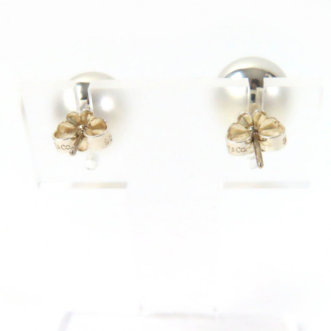 TIFFANY&Co. Pierce Main�FAG925 Silver hardware ball earrings Women Used Authentic