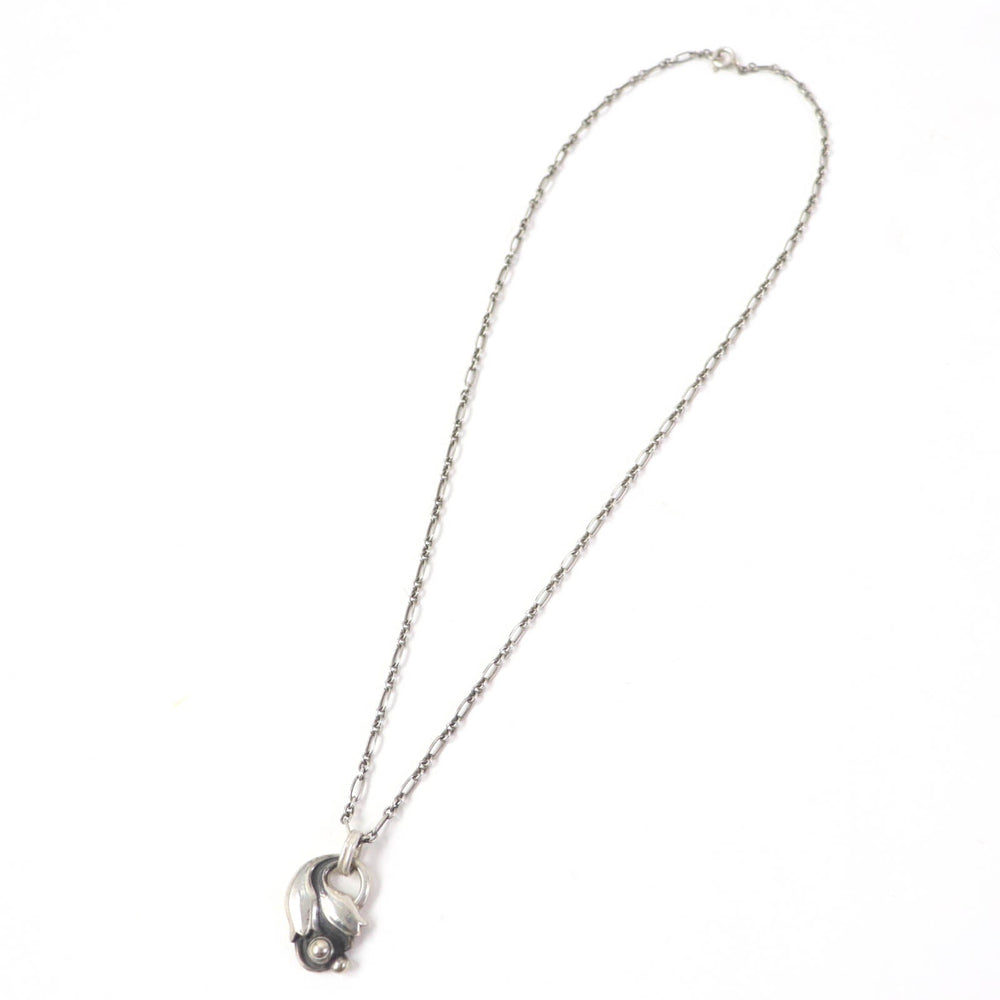 Georg Jensen Necklace Main�FSV925 Silver 1999 Year Necklace Women Used Authentic