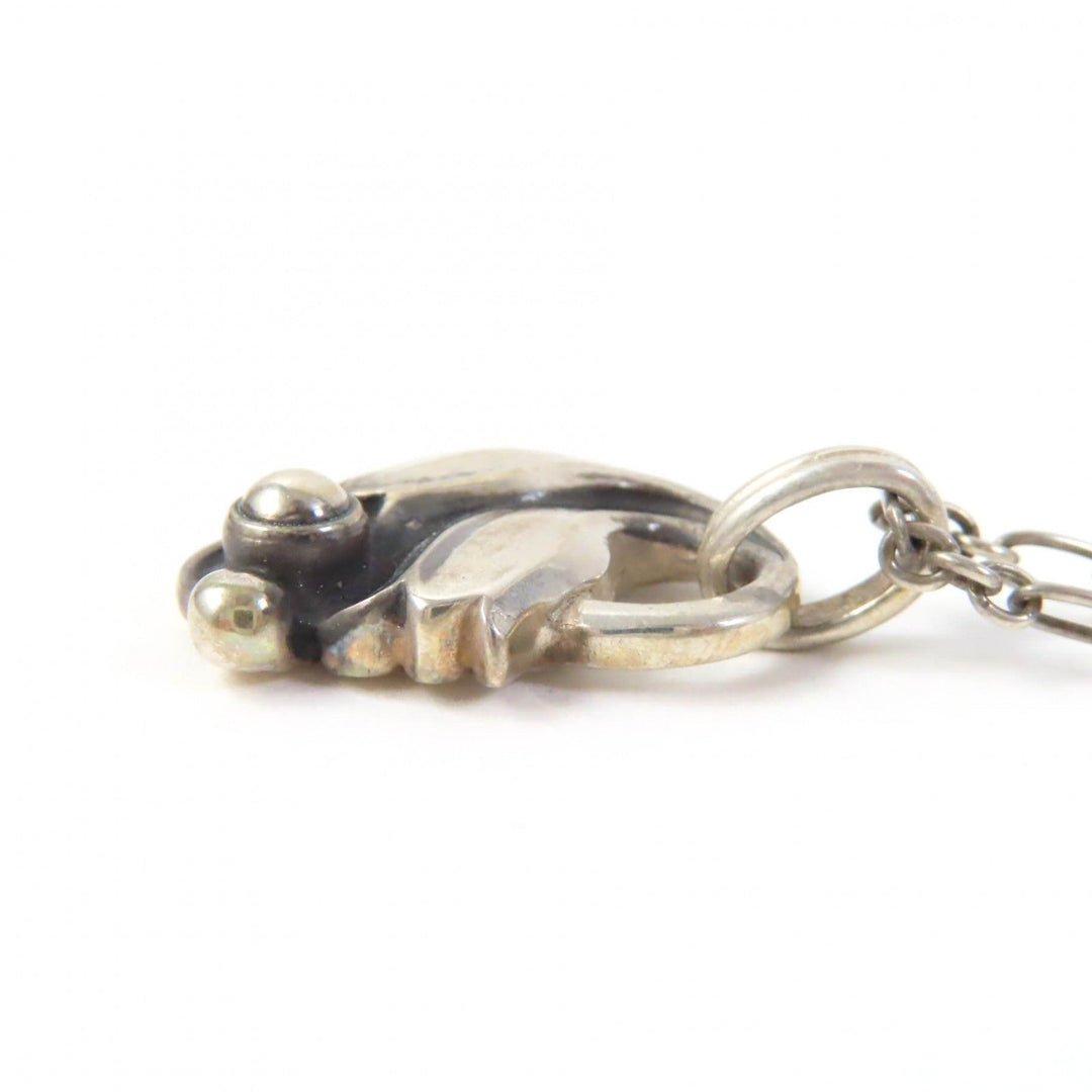 Georg Jensen Necklace Main�FSV925 Silver 1999 Year Necklace Women Used Authentic