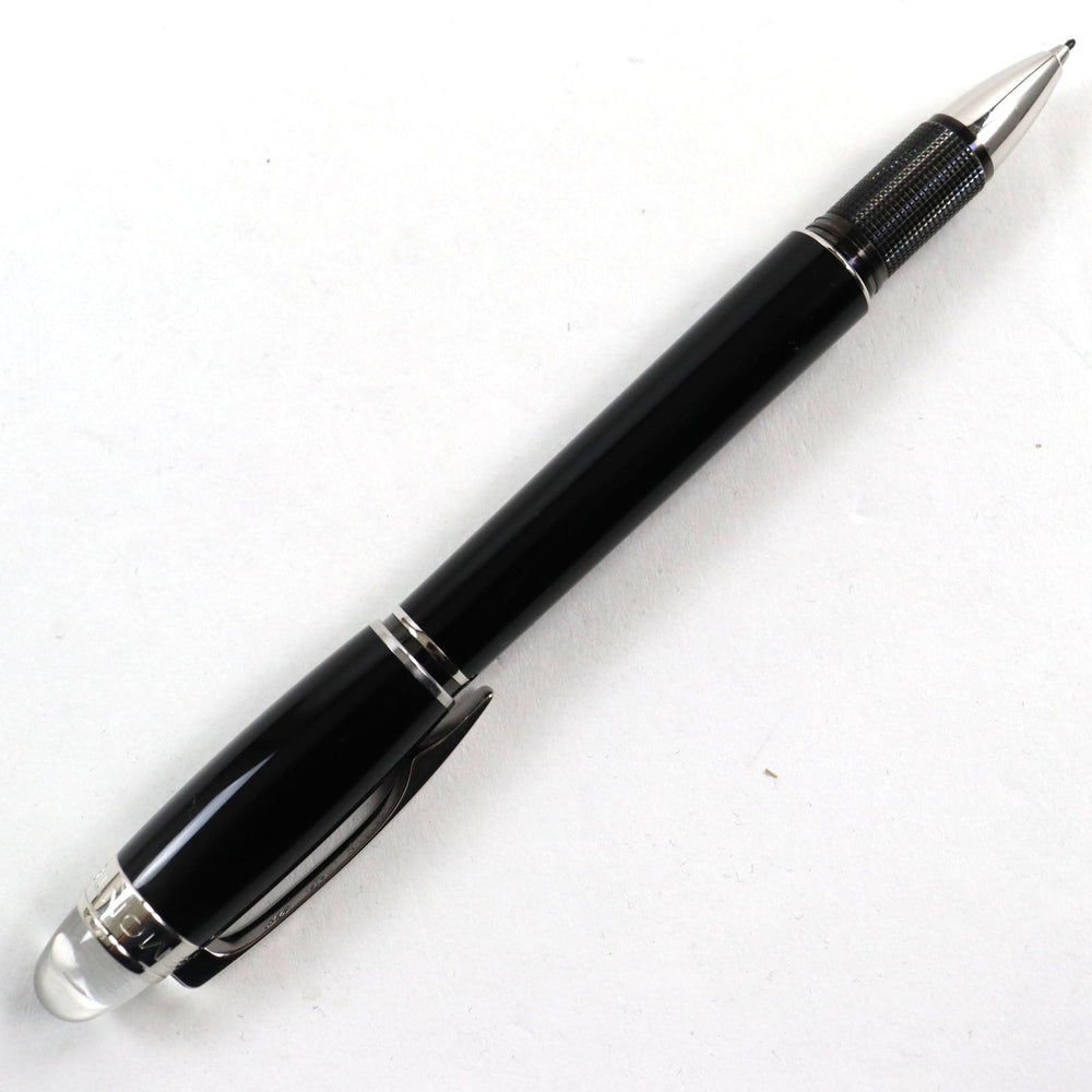 MONTBLANC Ballpoint pen resin Black Silver Starwalker Fineliner mens Used Authentic
