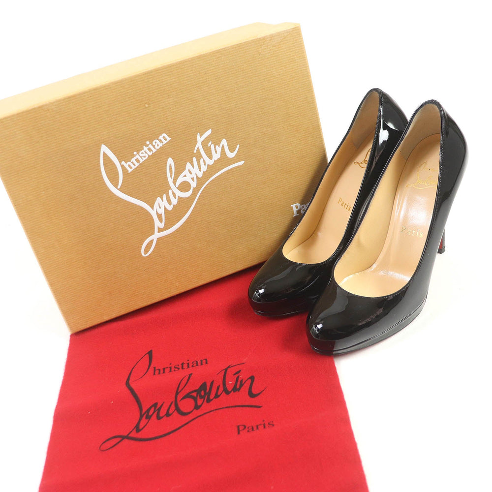 Christian Louboutin pumps Main: Patent black NEW SIMPLE PUMP 120 Women 35 Used Authentic