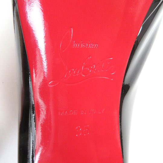 Christian Louboutin pumps Main: Patent black NEW SIMPLE PUMP 120 Women 35 Used Authentic