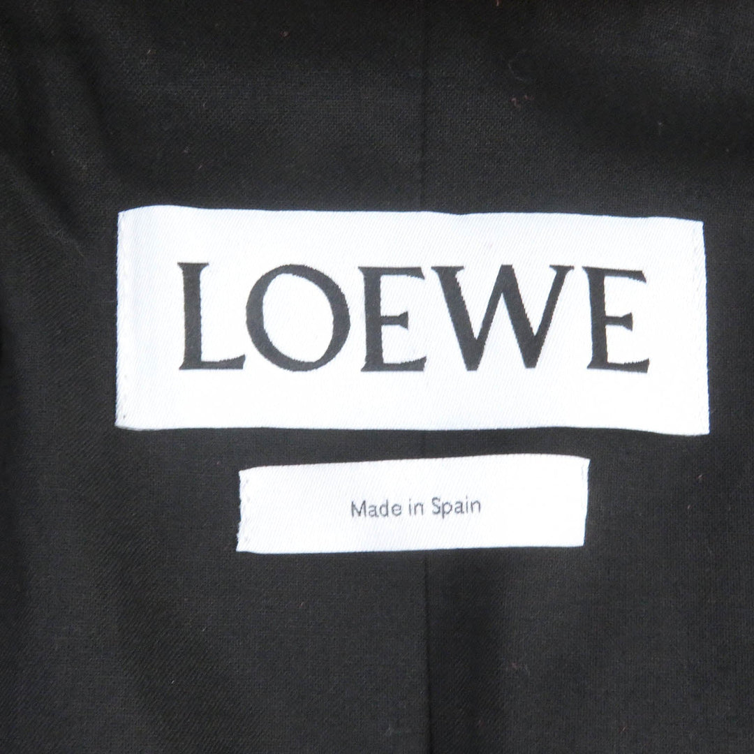LOEWE Riders jacket D1268178CH Outer: Leather, Lining: 100% Cotton, Sleeve Lining: 53% Rayon, Sleeve Lining: 47% Cupra Red Women 36 Used Authentic