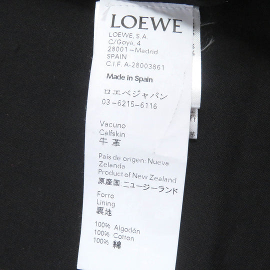 LOEWE Riders jacket D1268178CH Outer: Leather, Lining: 100% Cotton, Sleeve Lining: 53% Rayon, Sleeve Lining: 47% Cupra Red Women 36 Used Authentic