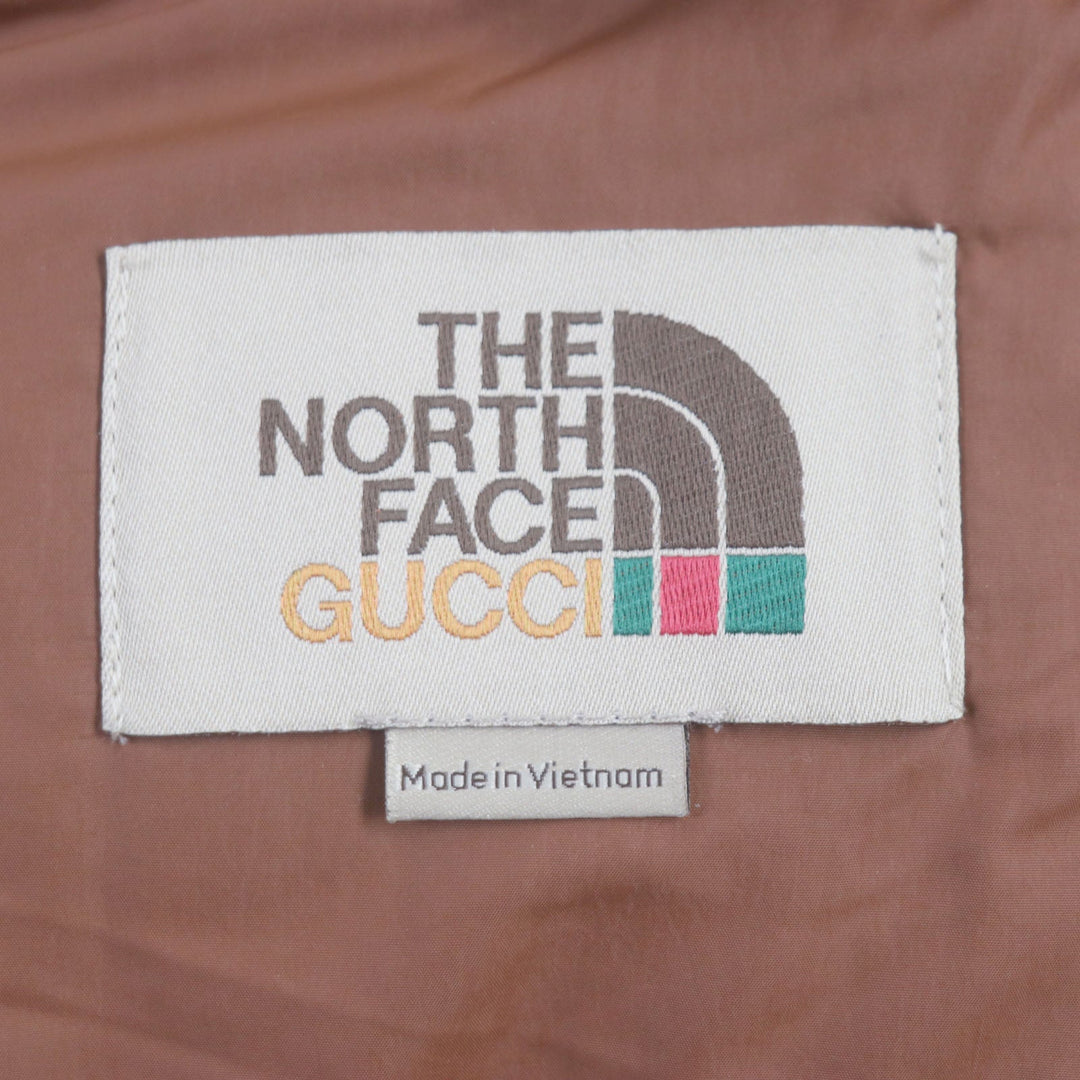 GUCCI Down jacket 663895 Outer: 100% nylon, Outer: 73% nylon, Outer: 27% cotton, Lining: 100% nylon, Filling: 85% down, 15% feather Multi Forest mens L Used Authentic