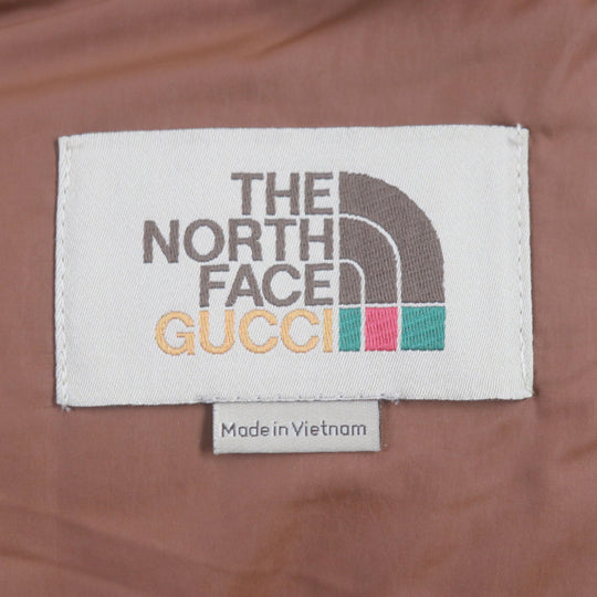 GUCCI Down jacket 663895 Outer: 100% nylon, Outer: 73% nylon, Outer: 27% cotton, Lining: 100% nylon, Filling: 85% down, 15% feather Multi Forest mens L Used Authentic