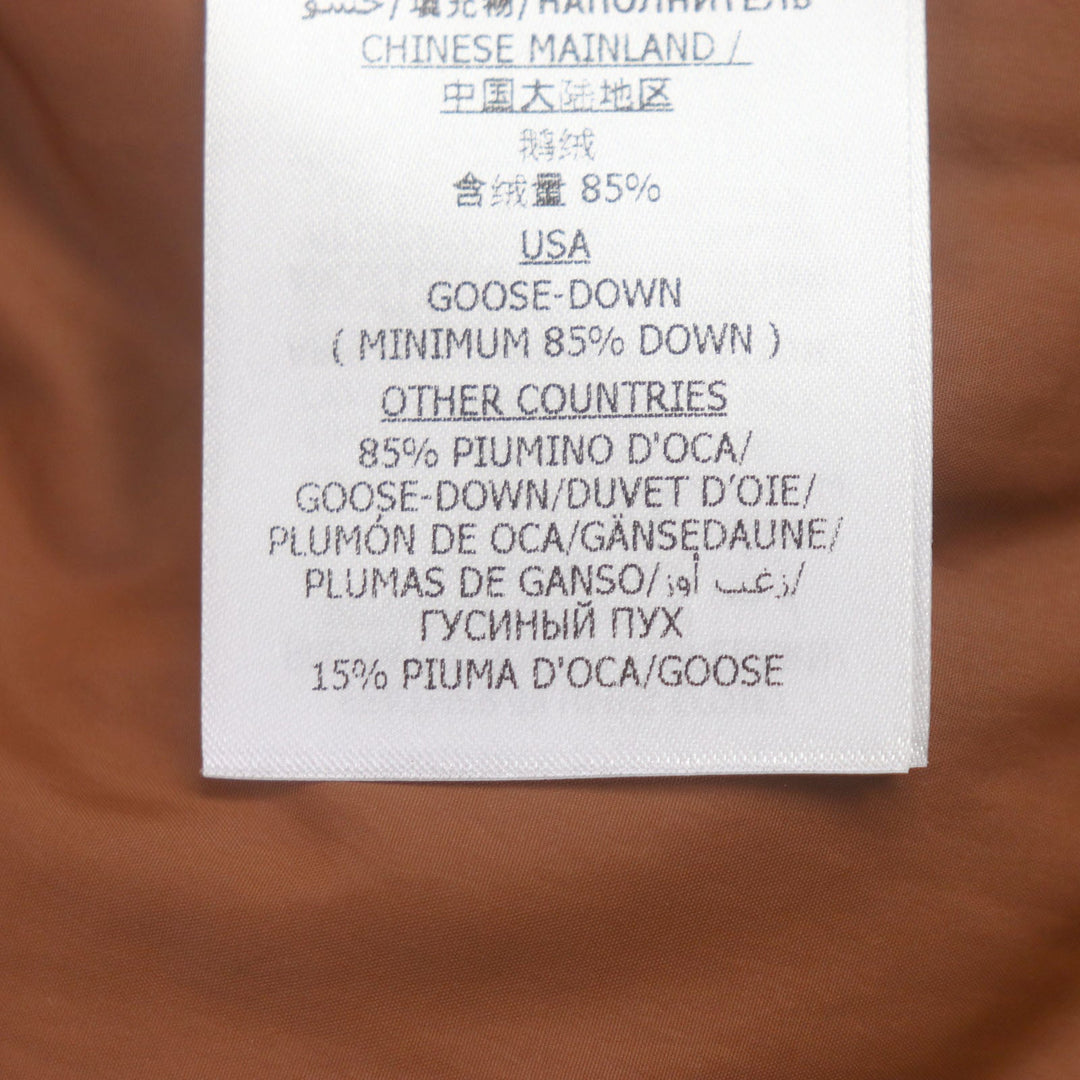 GUCCI Down jacket 663895 Outer: 100% nylon, Outer: 73% nylon, Outer: 27% cotton, Lining: 100% nylon, Filling: 85% down, 15% feather Multi Forest mens L Used Authentic