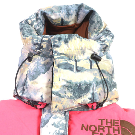 GUCCI Down jacket 663895 Outer: 100% nylon, Outer: 73% nylon, Outer: 27% cotton, Lining: 100% nylon, Filling: 85% down, 15% feather Multi Forest mens L Used Authentic