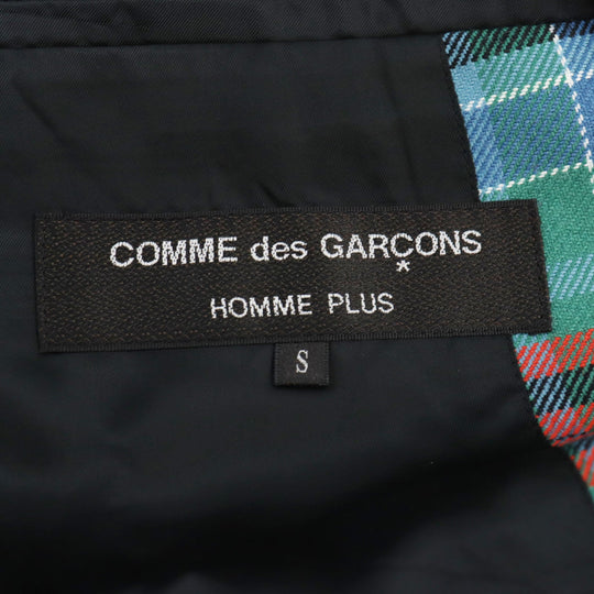 COMME des GARCONS HOMME PLUS poncho PL-J041 Outer: 100% wool, Lining: 100% cupra multicolor mens S Used Authentic
