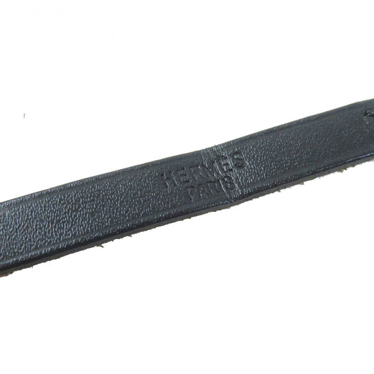 HERMES bracelet Main: Leather, Part: Metal black Beapi de Bourtour Women Used Authentic
