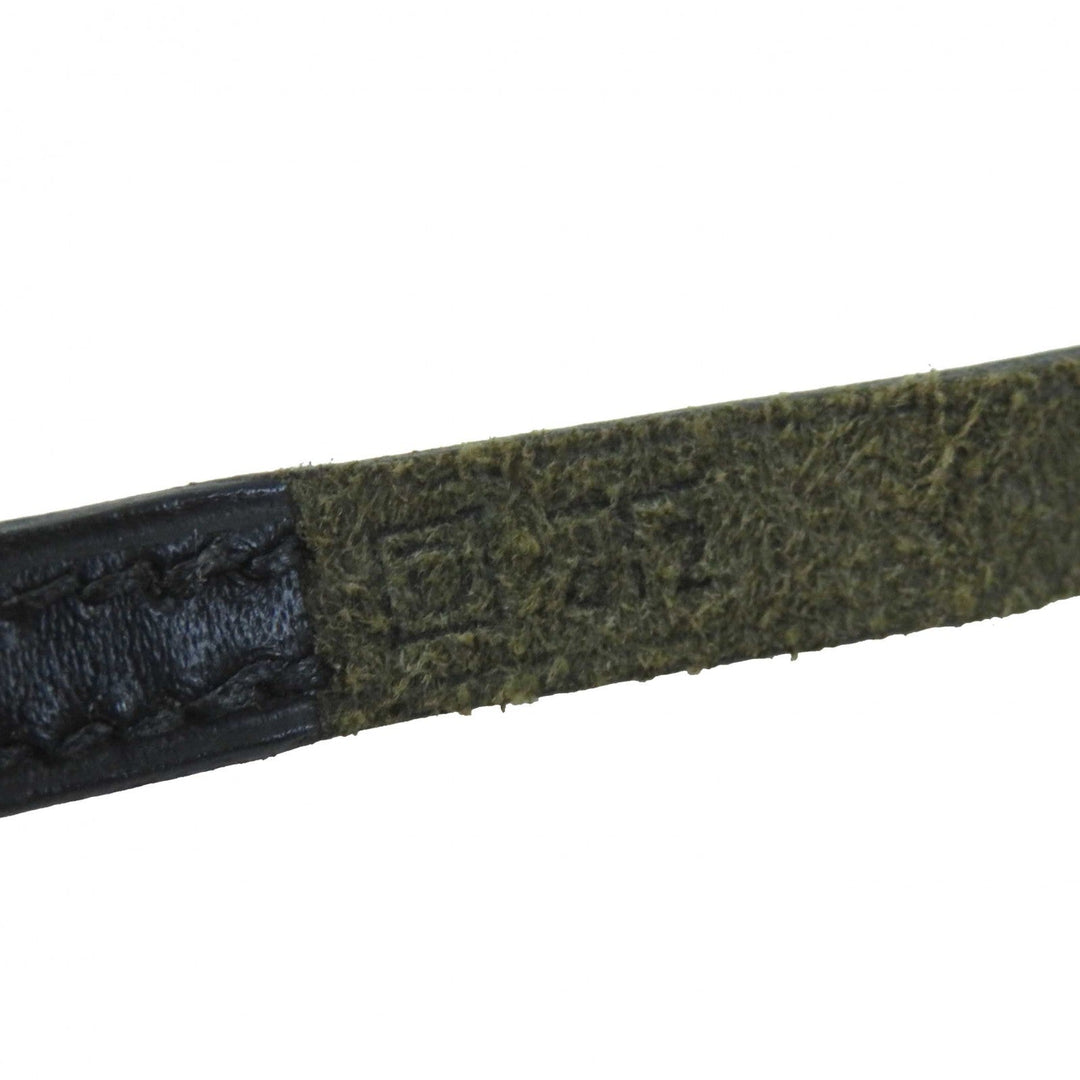 HERMES bracelet Main: Leather, Part: Metal black Beapi de Bourtour Women Used Authentic