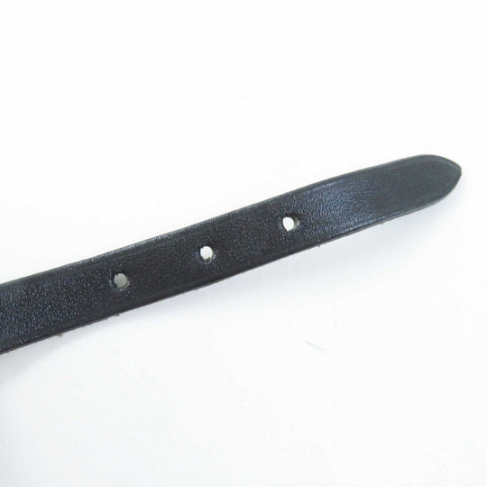 HERMES bracelet Main: Leather, Part: Metal black Beapi de Bourtour Women Used Authentic