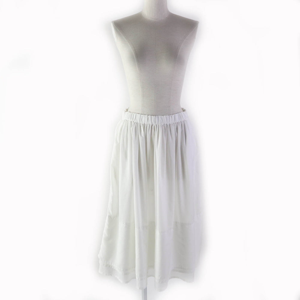 COMME des GARCONS COMME des GARCONS flare skirt RQ-S003 Main: 100% polyester white Women S Used Authentic