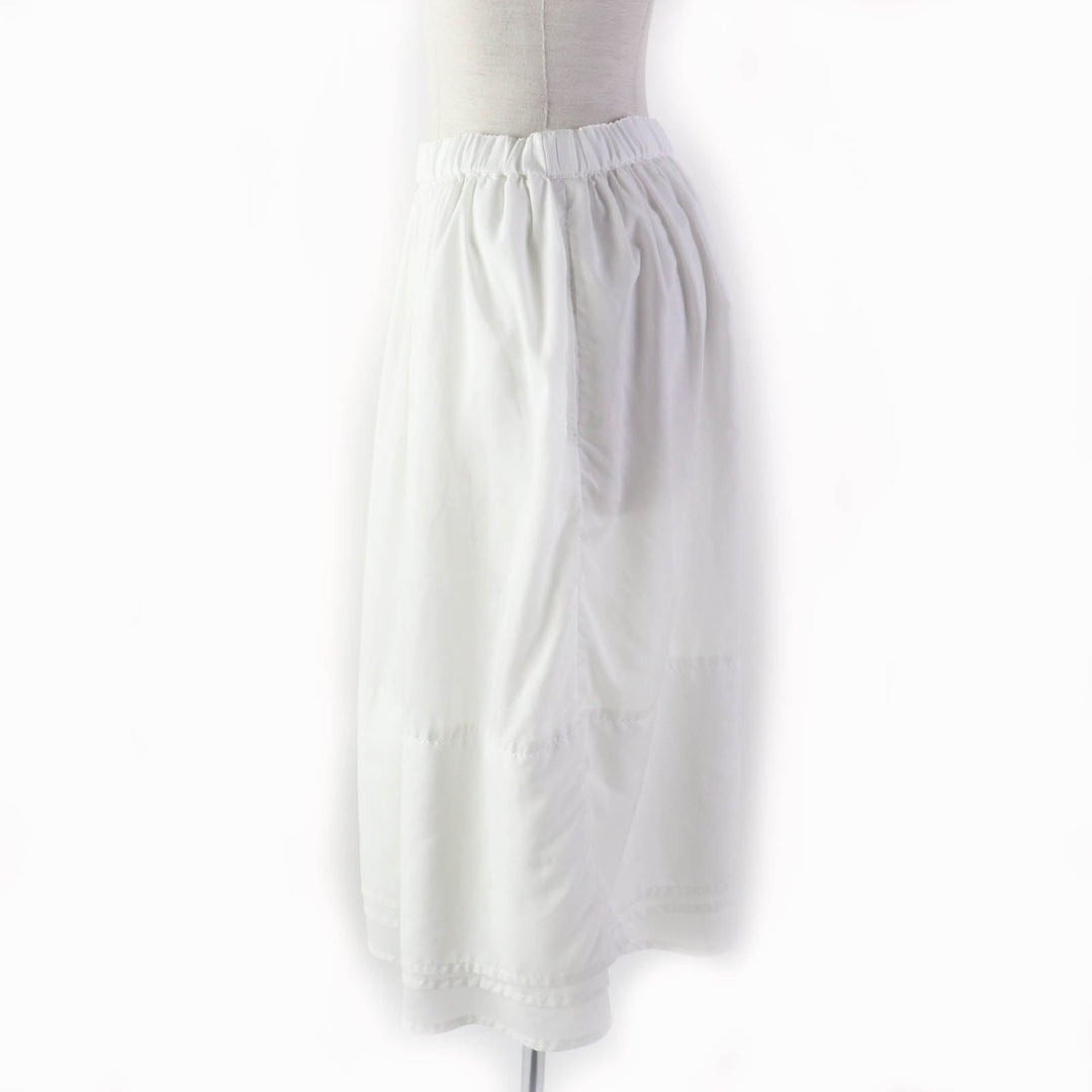COMME des GARCONS COMME des GARCONS flare skirt RQ-S003 Main: 100% polyester white Women S Used Authentic