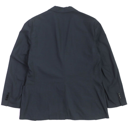 HERMES tailored jacket 21-5257 Main: 100% cotton Navy mens 56 Used Authentic