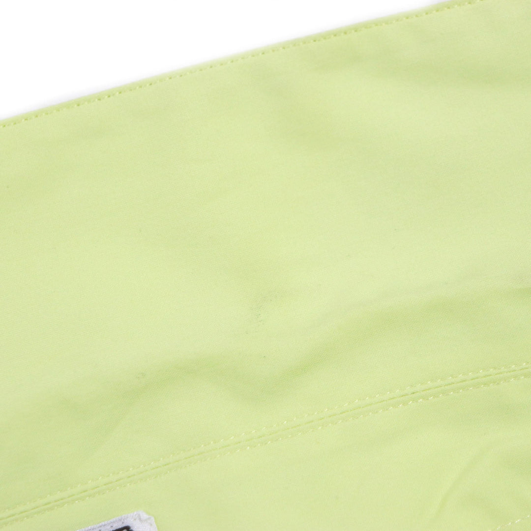 HERMES Long sleeve shirt Main: 100% cotton, Accessories (string): 100% cotton lime mens 41 Used Authentic