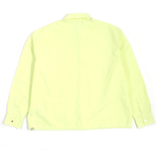 HERMES Long sleeve shirt Main: 100% cotton, Accessories (string): 100% cotton lime mens 41 Used Authentic