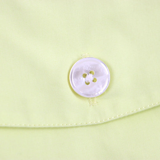 HERMES Long sleeve shirt Main: 100% cotton, Accessories (string): 100% cotton lime mens 41 Used Authentic