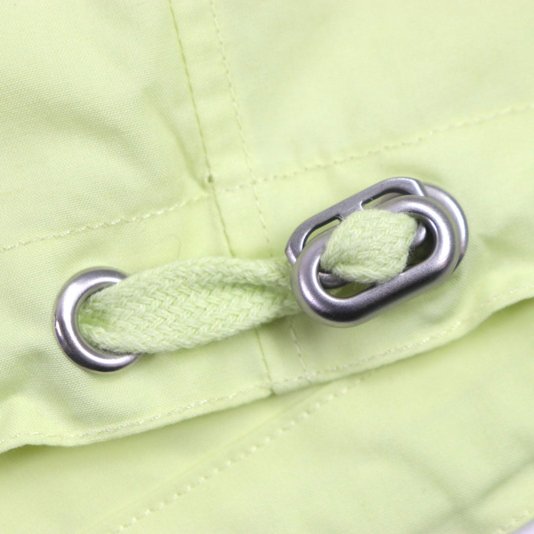 HERMES Long sleeve shirt Main: 100% cotton, Accessories (string): 100% cotton lime mens 41 Used Authentic