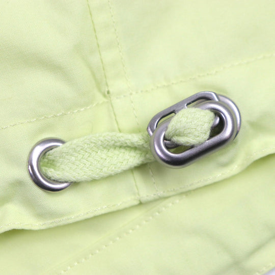 HERMES Long sleeve shirt Main: 100% cotton, Accessories (string): 100% cotton lime mens 41 Used Authentic