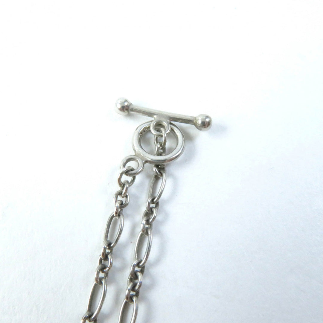 Georg Jensen Necklace Main: SV925, Part: Amber Orange Silver 2001 Year Necklace Women Used Authentic