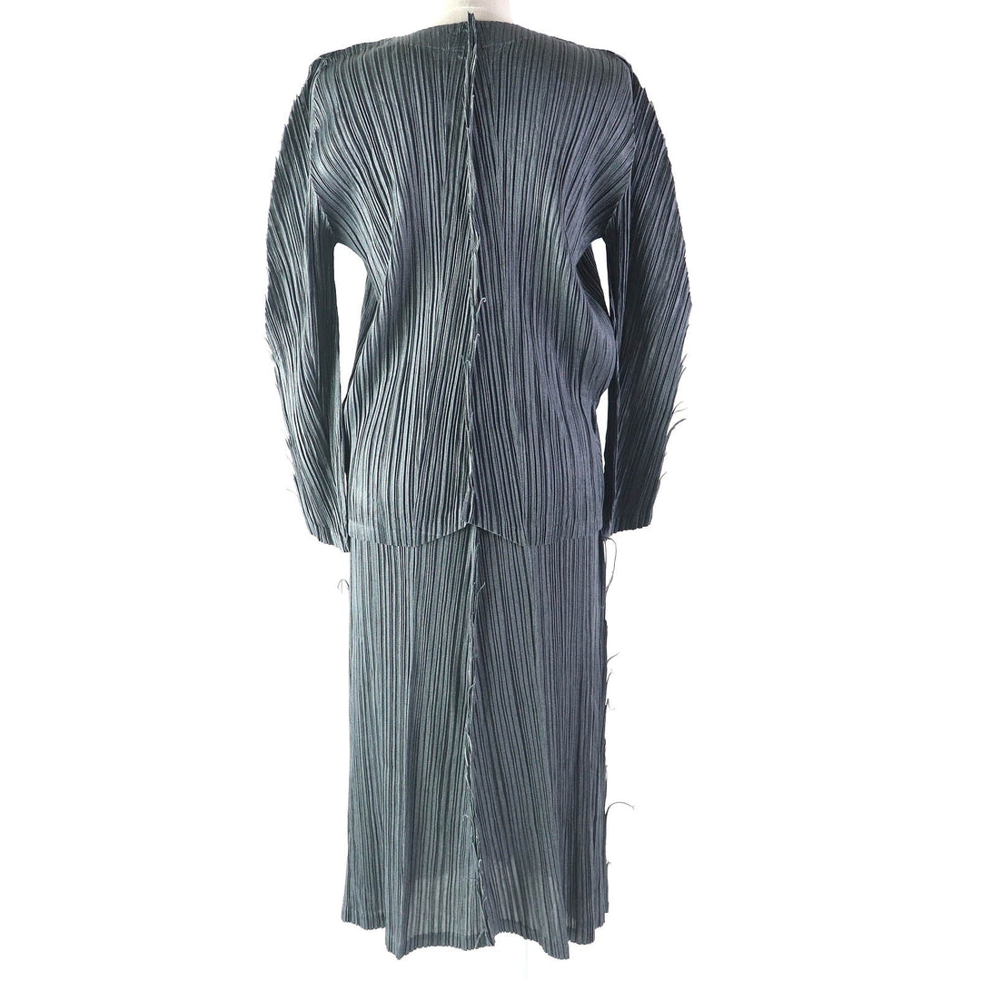 PLEATS PLEASE setup PP23-JL662/PP23-JL668 Main: 100% polyester gray Women 3 Used Authentic