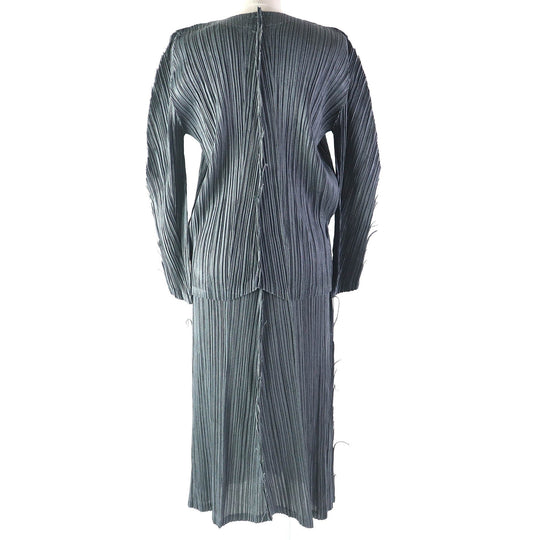 PLEATS PLEASE setup PP23-JL662/PP23-JL668 Main: 100% polyester gray Women 3 Used Authentic