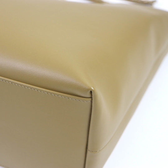 IL BISONTE Tote Bag Main: Leather Beige type Women Used Authentic
