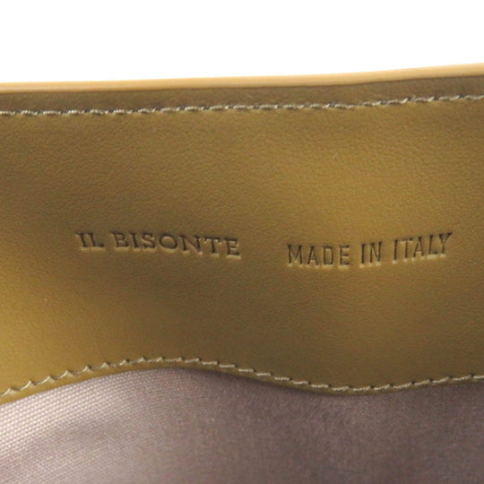 IL BISONTE Tote Bag Main: Leather Beige type Women Used Authentic