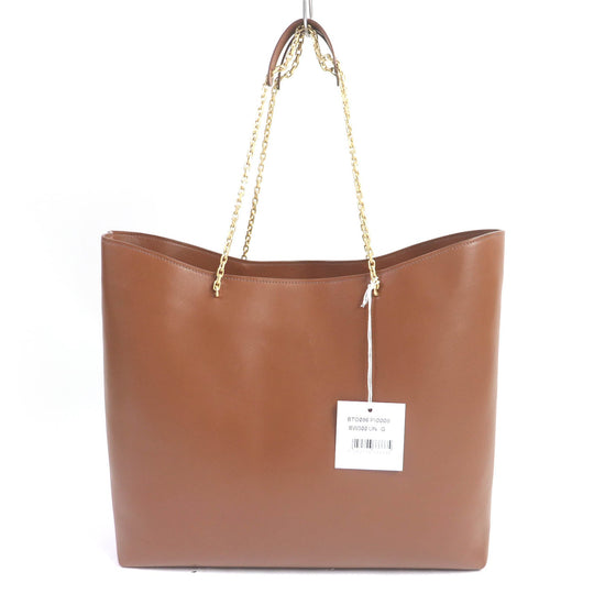 IL BISONTE Tote Bag Main: Leather Brown Women Used Authentic