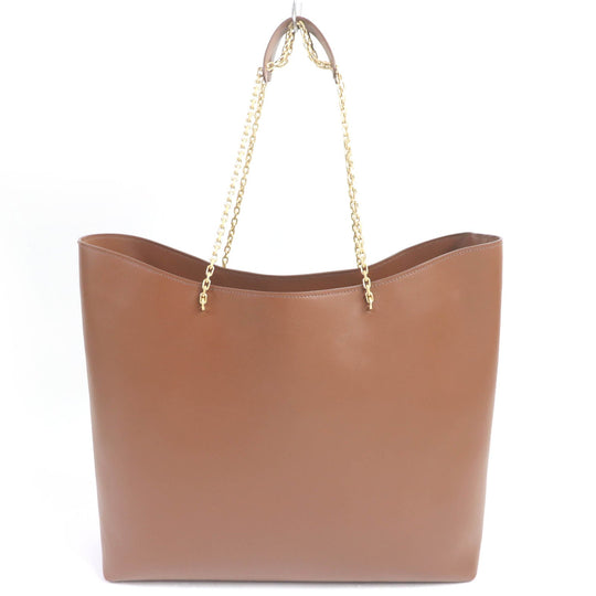 IL BISONTE Tote Bag Main: Leather Brown Women Used Authentic
